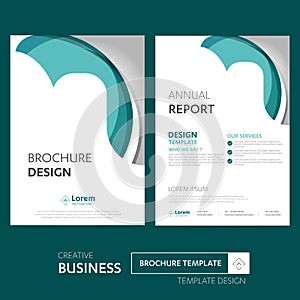 Flyer brochure business annual report cover template design Corporate Business Identity Folder digital technology company Element