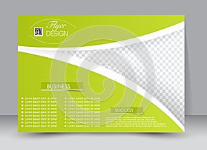 Flyer, brochure, magazine cover template design landscape orientation