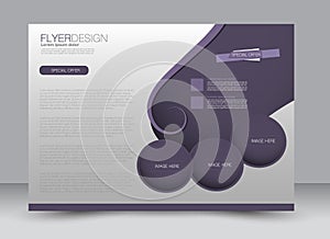 Flyer, brochure, magazine cover template design landscape orientation