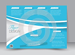 Flyer, brochure, magazine cover template design landscape orientation