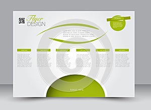 Flyer, brochure, magazine cover template design landscape orientation