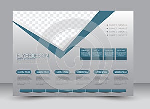 Flyer, brochure, magazine cover template design landscape orientation