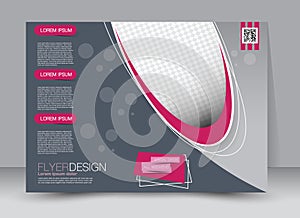 Flyer, brochure, magazine cover template design landscape orientation