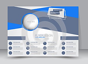 Flyer, brochure, magazine cover template design landscape orientation