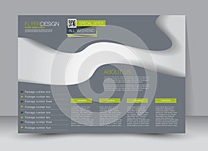 Flyer, brochure, magazine cover template design landscape orientation
