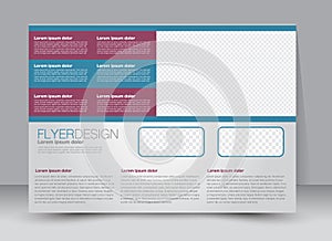 Flyer, brochure, magazine cover template design landscape orientation