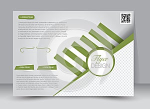 Flyer, brochure, magazine cover template design landscape orientation