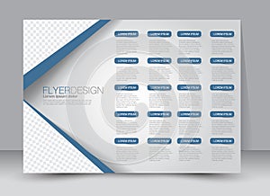 Flyer, brochure, magazine cover template design landscape orientation