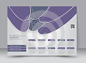 Flyer, brochure, magazine cover template design landscape orientation