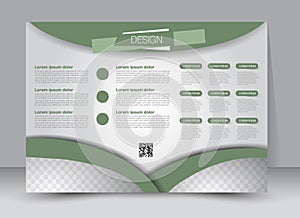 Flyer, brochure, magazine cover template design landscape orientation