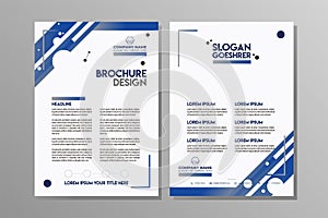 Flyer design. Business brochure template.