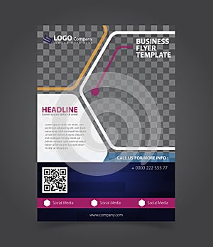 flyer design template vector design