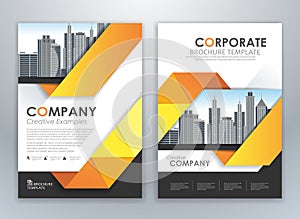 Flyer magazine cover brochure business