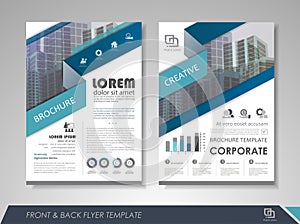 Flyer magazine cover brochure business