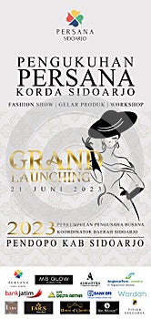 Flyer pengukuhan persana korda sidoarjo