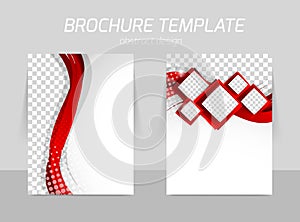 Flyer template back and front design