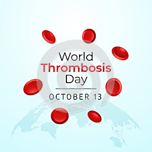 Flyers promoting World Thrombosis Day or associated events can utilize World Thrombosis Day-related vector imagery. design of a