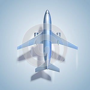 Flying airplane symbol