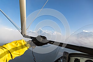Flying along the Annapurna, Nepal