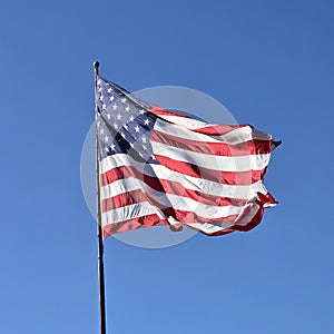 Flying American Flag