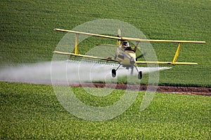 Crop Duster spraying
