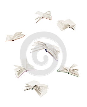 Flying books