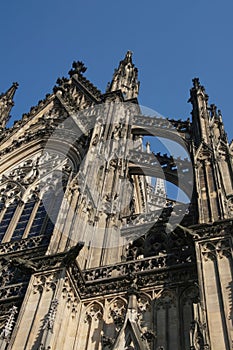 Flying buttresses of St Peter's Cathedral