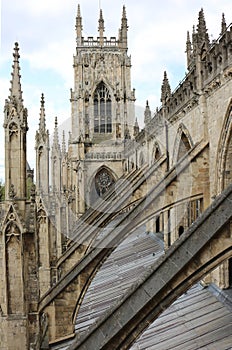 Flying Buttresses on York Minster photo