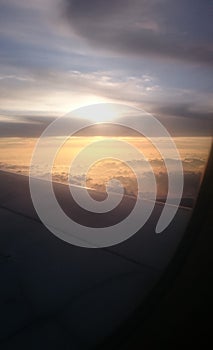 Flying through colombia photo