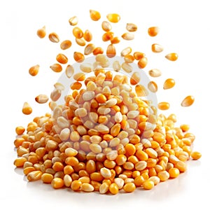 Flying corn seeds