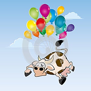 Flying cow