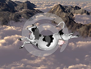 Flying cow