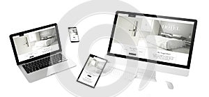flying devices grand hotel responsive website