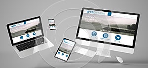 flying devices web design responsive website