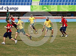 Flying Disc Competition - Australia versus England