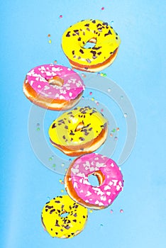 Flying donuts