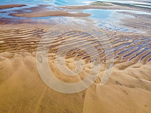 Flying a drone during a beach detonation