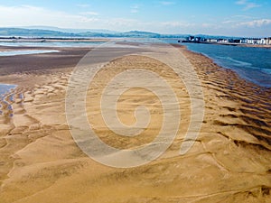 Flying a drone during a beach detonation