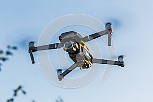 Flying drone like Mavic 2 Pro photo