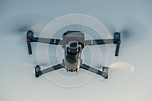 Flying drone like Mavic 2 Pro photo