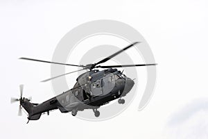 Flying dutch air force helicopter