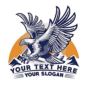 Flying eagle design