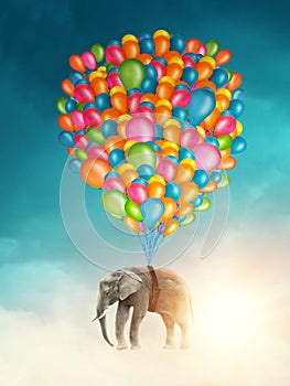 Flying elephant