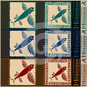 Flying fish matchbox photo