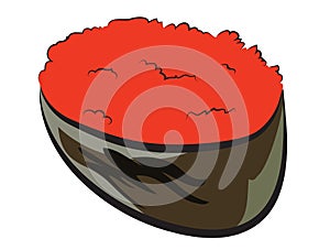 Flying Fish Roe Sushi