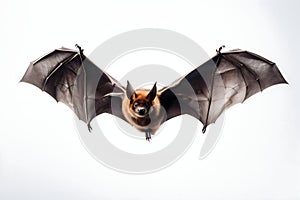 Flying Fox Bat in Flight: A Stunning Close-up