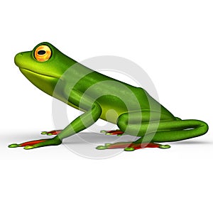 Flying frog