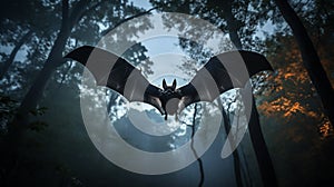 The Flying Grey Long Eared Bat