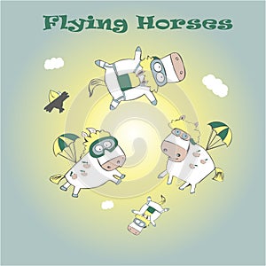 Flying horses