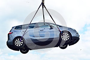 Flying modern car